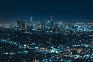 A view of a cityscape.