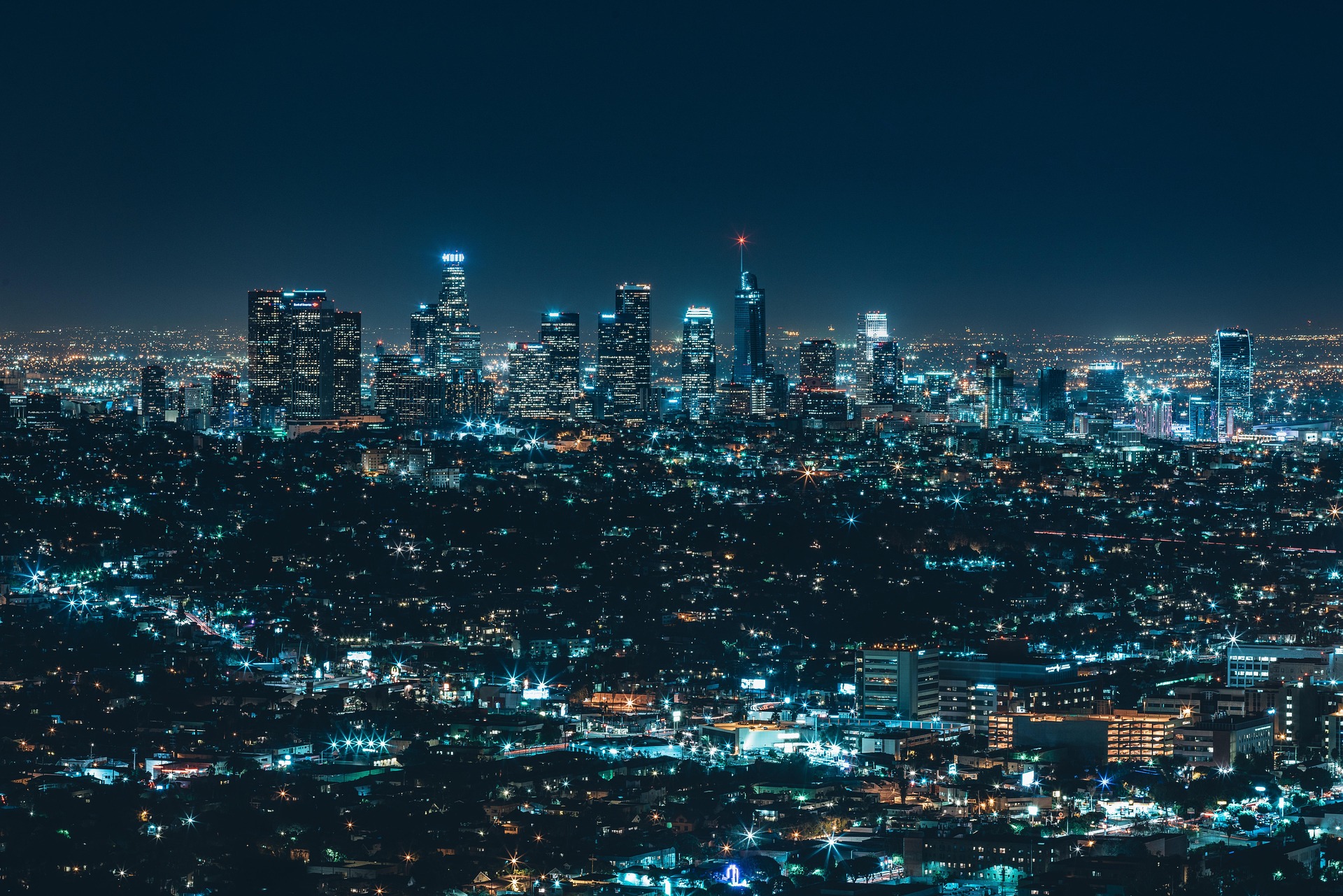 A view of a cityscape.